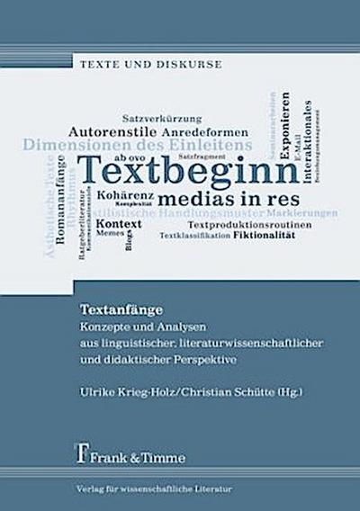Textanfänge