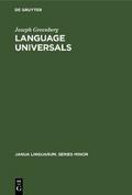 Language Universals