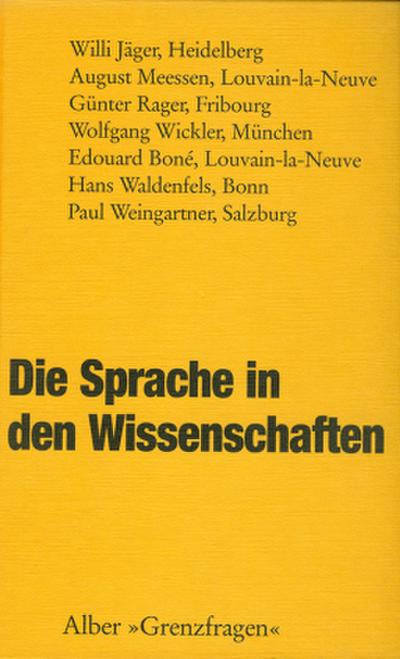 Die Sprache in den Wissenschaften