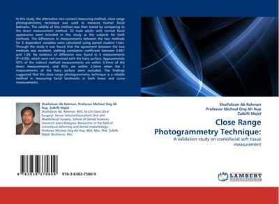 Close Range Photogrammetry Technique: