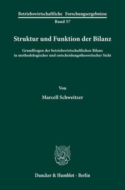Struktur und Funktion der Bilanz.