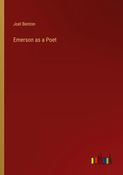 Emerson as a Poet