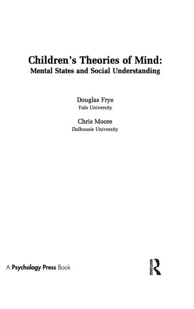 Children’s Theories of Mind