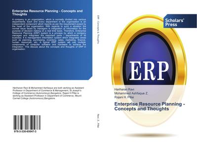 Enterprise Resource Planning - Concepts and Thoughts - Hariharan Ravi