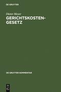 Gerichtskostengesetz von Dieter Meyer | Ebook