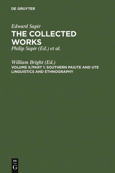 The Collected Works of Edward Sapir 10