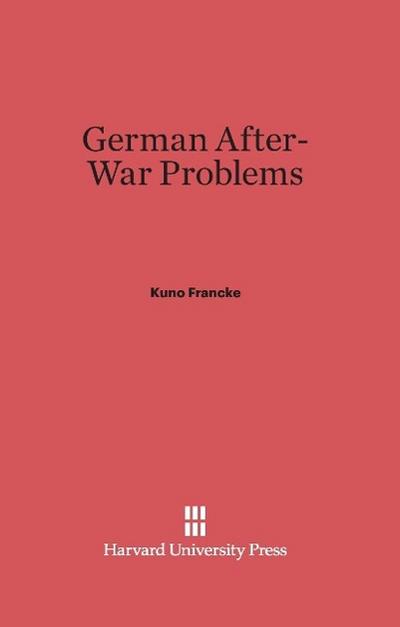German After-War Problems