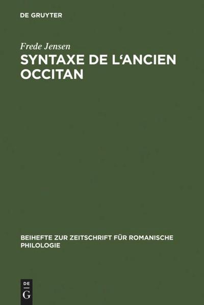 Syntaxe de l’ancien occitan