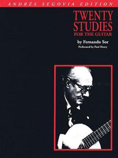 Andres Segovia - 20 Studies for Guitar: Book Only
