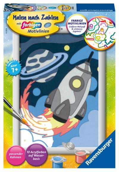 CreArt, Malen nach Zahlen Kinder - Weltraumabenteuer