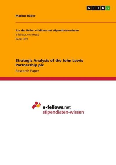 Strategic Analysis of the John Lewis Partnership plc