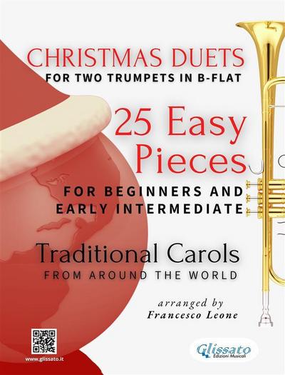 Christmas Duets for Two Trumpets in B-flat | 25 Easy Pieces for Beginners and Early Intermediate