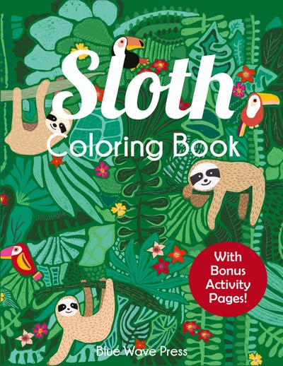 Sloth Coloring Book