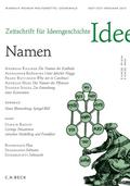 Zeitschrift für Ideengeschichte Heft VII/1 Frühjahr 2013
