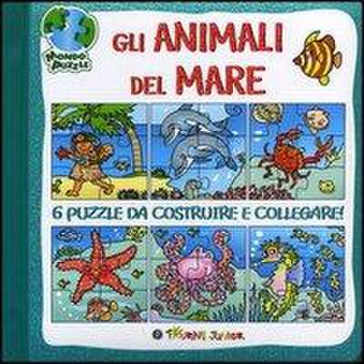 Gli animali del mare. Libro puzzle