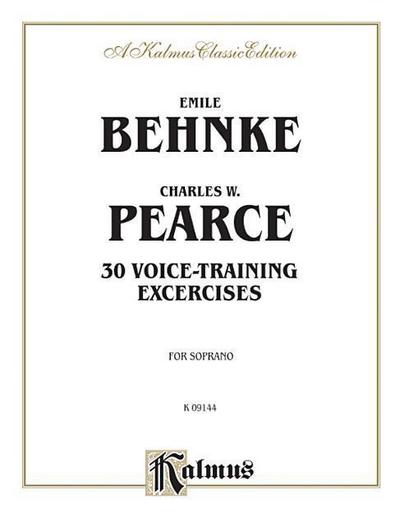 30 VOICE-TRAINING EXERCISES