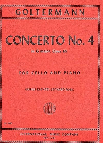 Concerto G major no.4 op.65for cello and piano