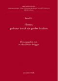 Homer, gedeutet durch ein großes Lexikon