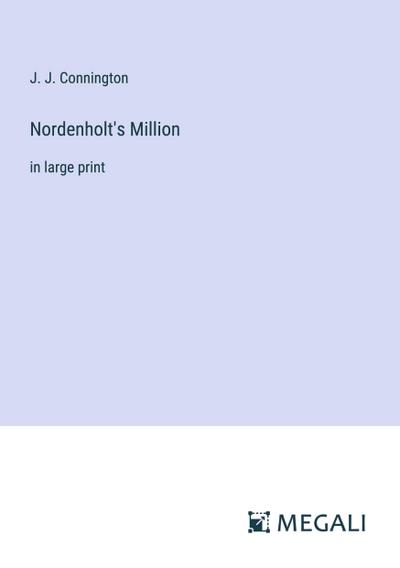 Nordenholt’s Million