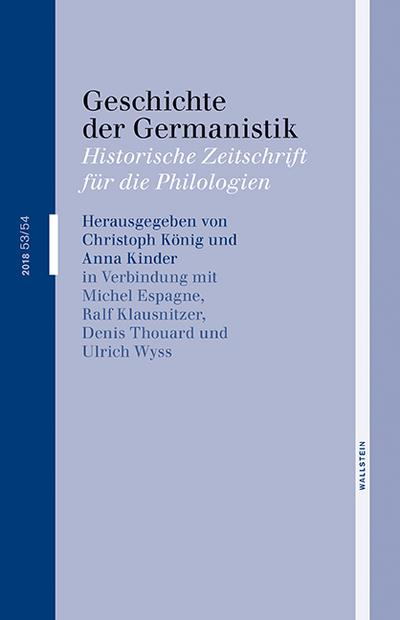 Gesch.d. Germanistik 53/54