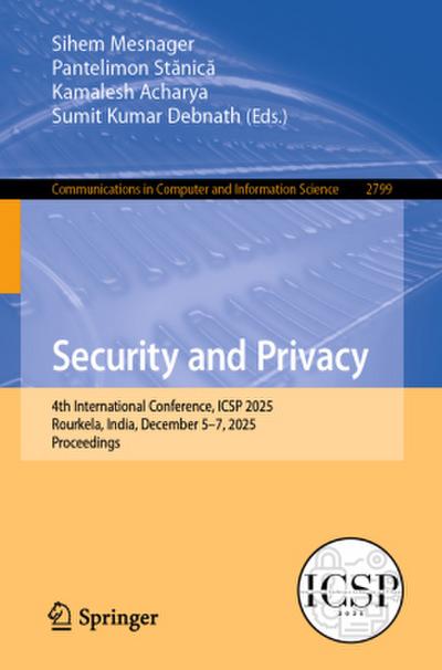 Security and Privacy