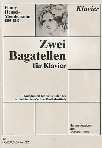 2 Bagatellenfür Klavier