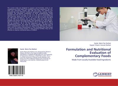 Formulation and Nutritional Evaluation of Complementary Foods
