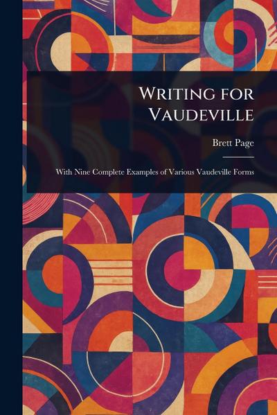 Writing for Vaudeville