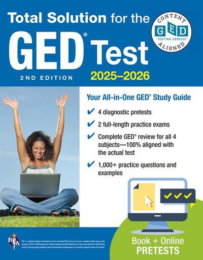 GED Total Solution, for the 2025-2026 GED Test
