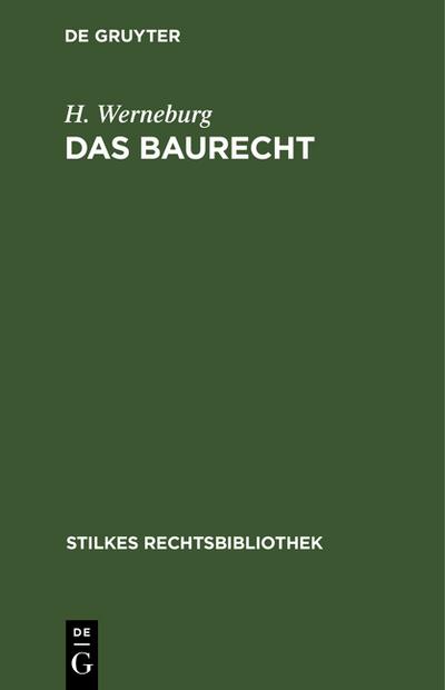 Das Baurecht