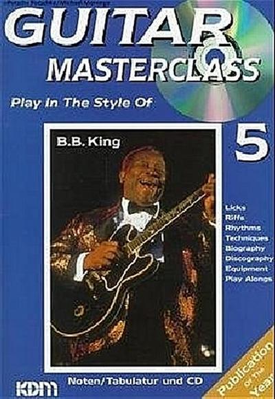 Play In The Style Of B. B. King, m. 1 CD-Audio