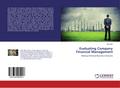 Evaluating Company Financial Management