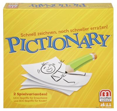 Mattel Spiele DHH87 - Pictionary