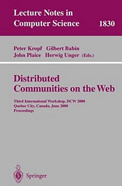 Distributed Communities on the Web