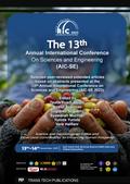 The 13th Annual International Conference on Sciences and Engineering (AIC-SE)