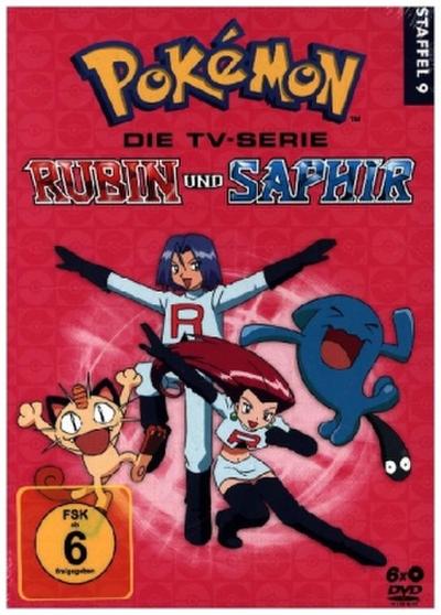 Pokémon - Die TV-Serie: Rubin und Saphir. Staffel.9, 6 DVD
