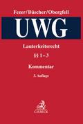 Lauterkeitsrecht, Kommentar zum Gesetz gegen den unlauteren Wettbewerb (UWG) Band 1. UWG