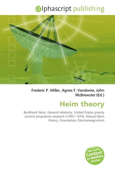 Heim theory - Frederic P. Miller