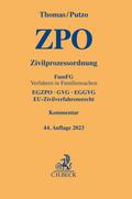 ZPO/Zivilprozessordnung