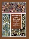 Art Nouveau Floral Ornament in Color