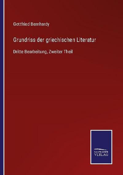 Grundriss der griechischen Literatur