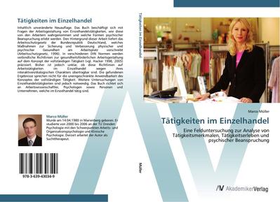 Tätigkeiten im Einzelhandel