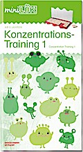 miniLÜK Konzentrationstraining 1: für Vor- und Grundschulkinder / concentration training
