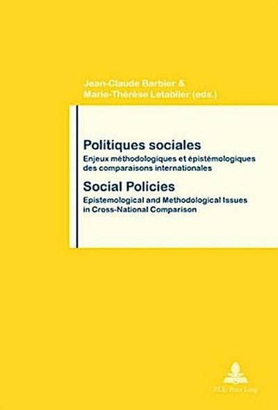 Politiques sociales / Social Policies