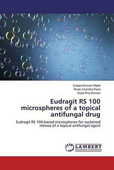 Eudragit RS 100 microspheres of a topical antifungal drug