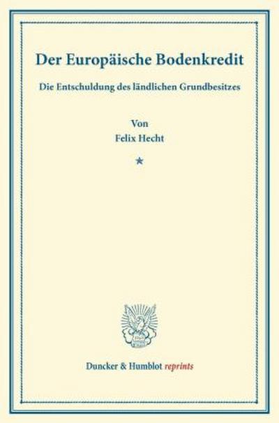 Der Europäische Bodenkredit.