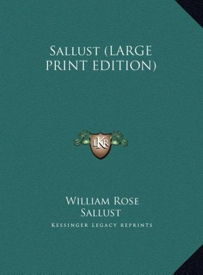 Sallust (LARGE PRINT EDITION)