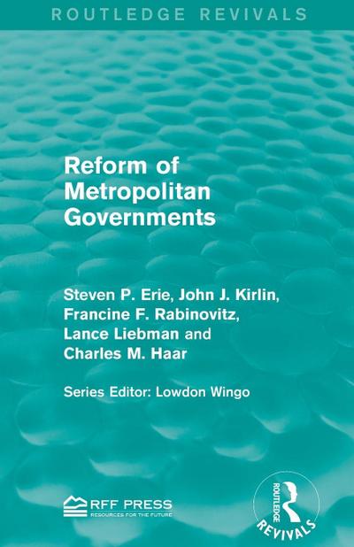 Reform of Metropolitan Governments