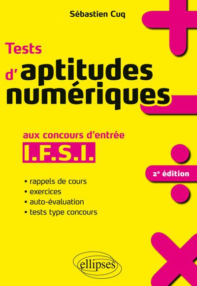 Tests d’aptitudes numériques aux concours d’entrée IFSI - 2e édition