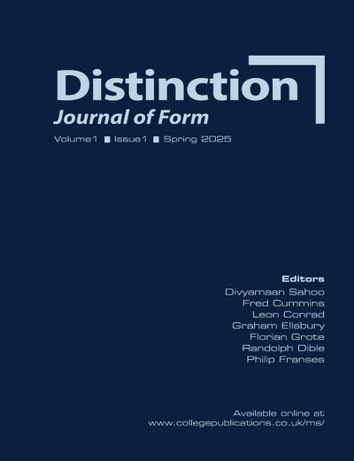 Distinction. Journal of Form. V1(1) Spring 2025